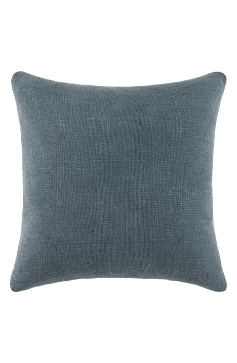 Stone Washed Cotton Throw Pillow