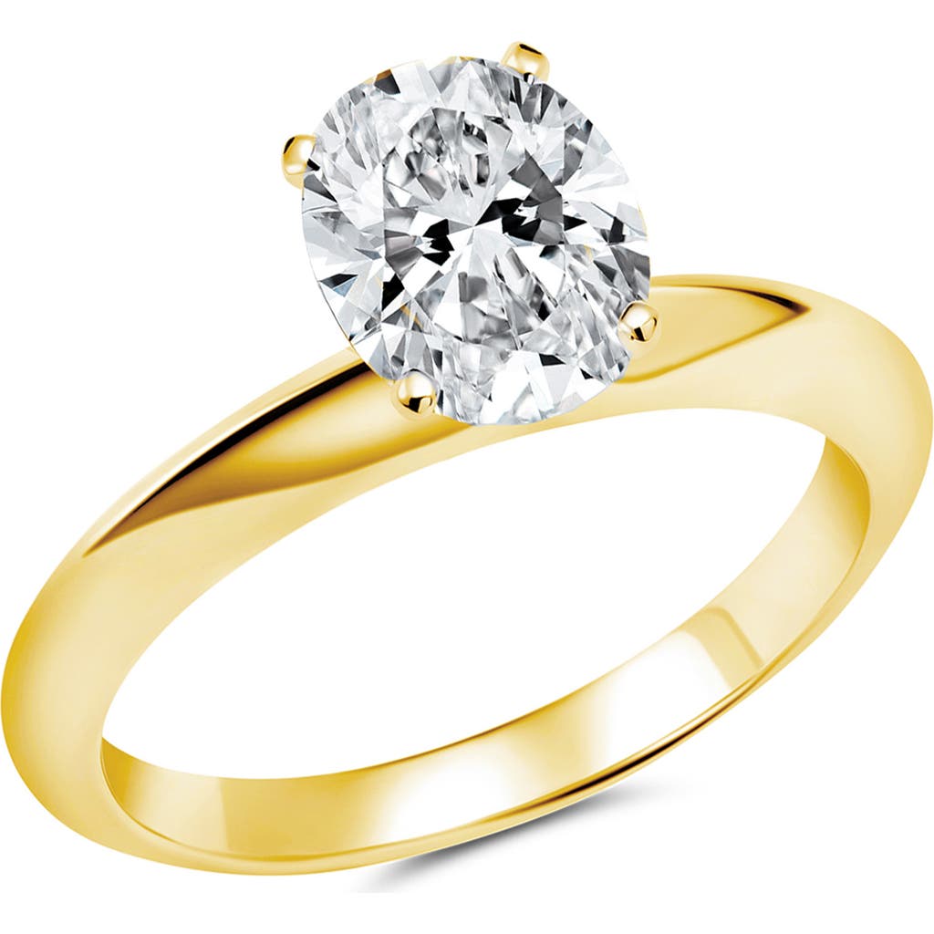 Crislu Cubic Zirconia Ring In Gold