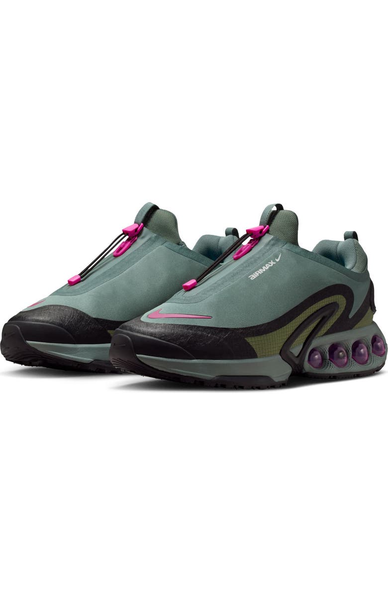 Nike Air Max Dn Roam Waterproof Sneaker, Main, color, Clay Green/ Fire Pink/ Olive