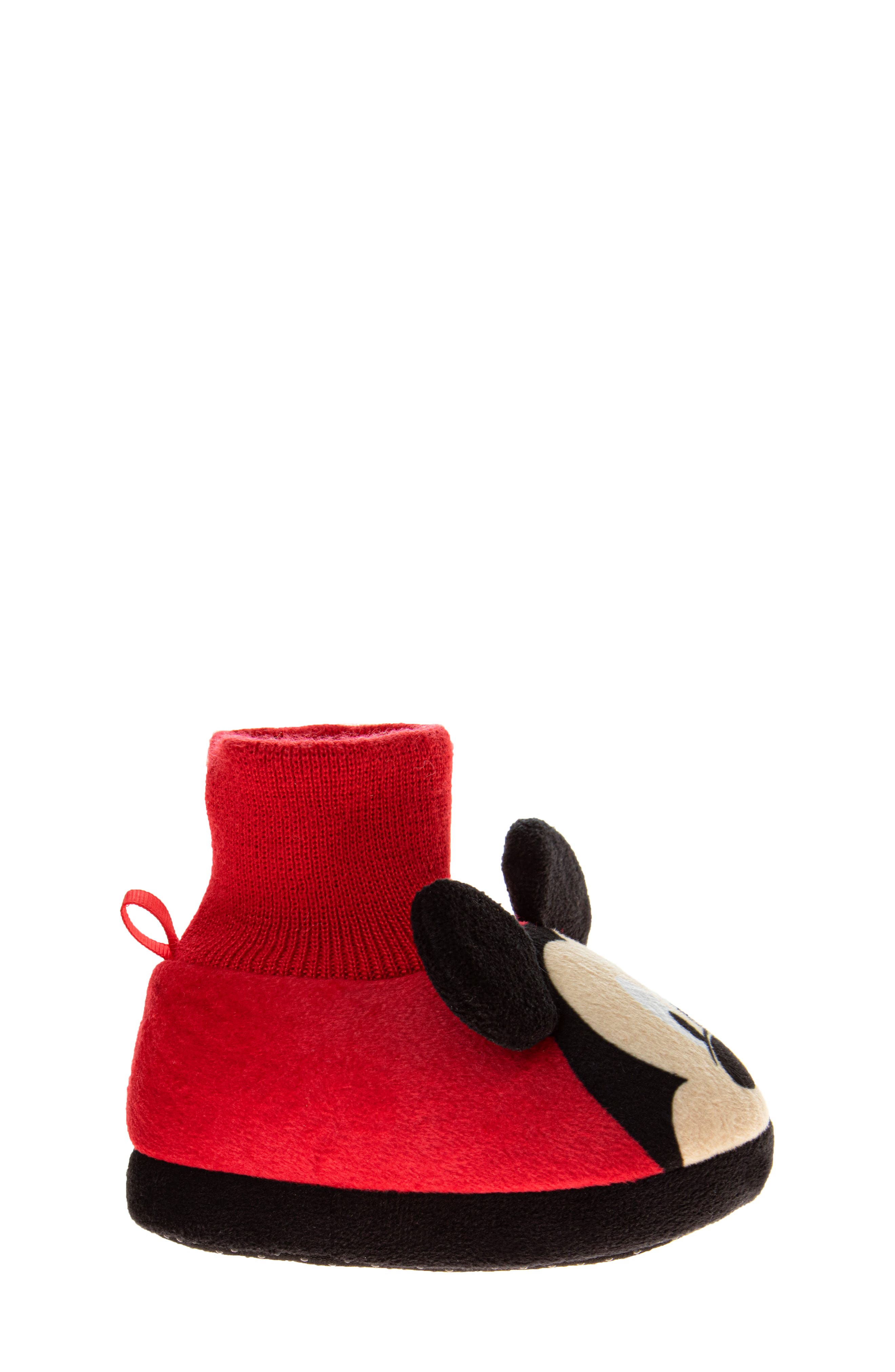 JOSMO Disney Mickey Mouse Slipper, Alternate, color, Red/ Black