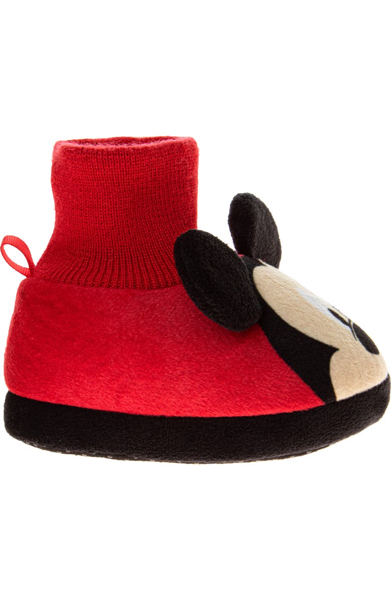 JOSMO Disney Mickey Mouse Slipper, Alternate, color, Red/ Black