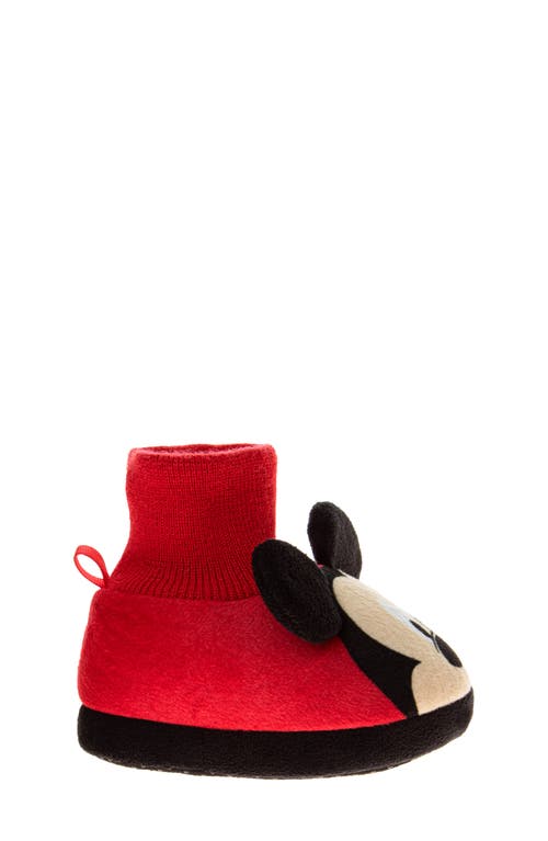 Josmo Disney Mickey Mouse Slipper In Red