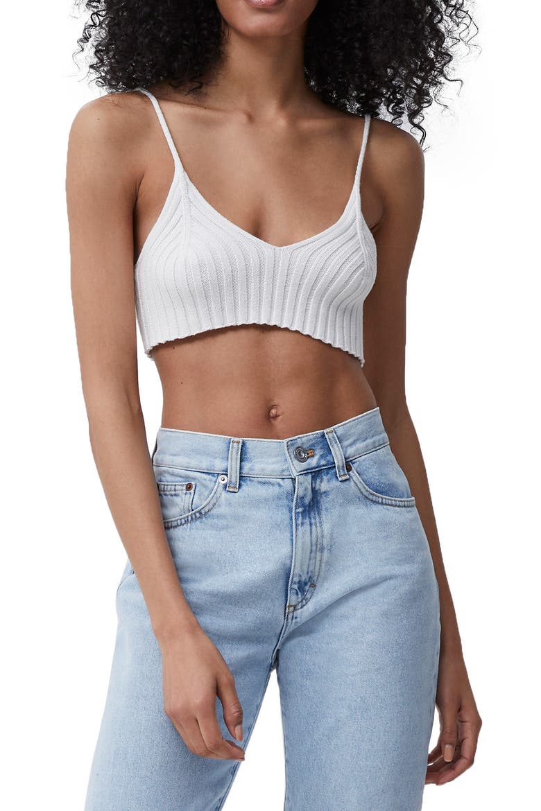 Keira Mozart Crop Top, Main, color, SUMMER WHITE