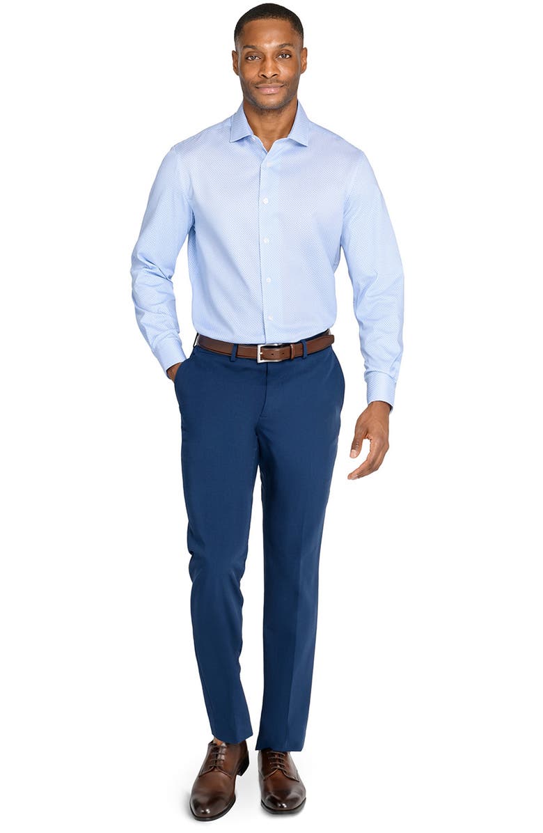 W.R.K Slim Fit Crisscross Reworked Dress Shirt, Alternate, color, 