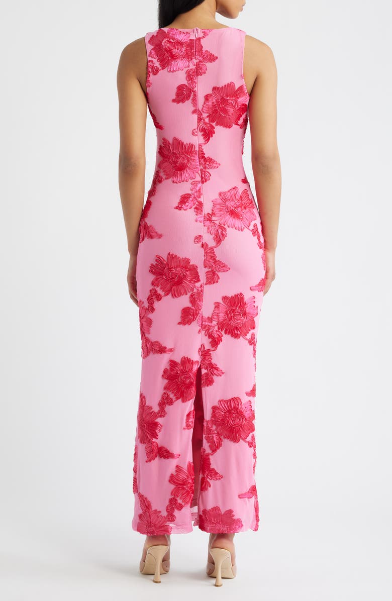 Princess Polly Fionna Floral Sleeveless Maxi Dress, Alternate, color, Pink