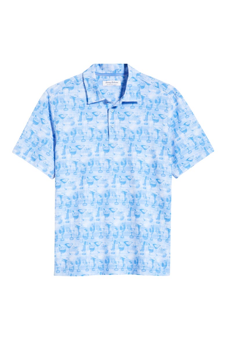 Bahama Coast Fizz Impressions IslandZone® Polo, Alternate, color, GLACIER BLUE