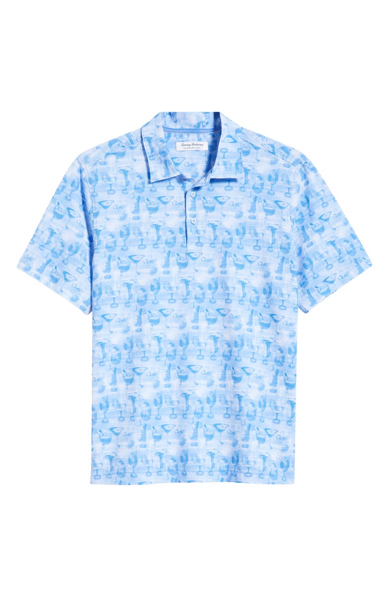 Tommy Bahama Bahama Coast Fizz Impressions IslandZone<sup>®</sup> Polo, Alternate, color, Glacier Blue