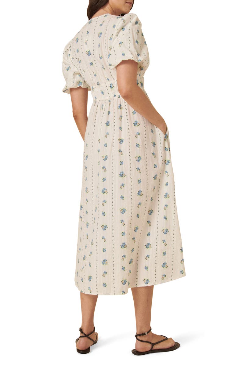 Nobody's Child Scottie Puff Sleeve Midi Dress, Alternate, color,