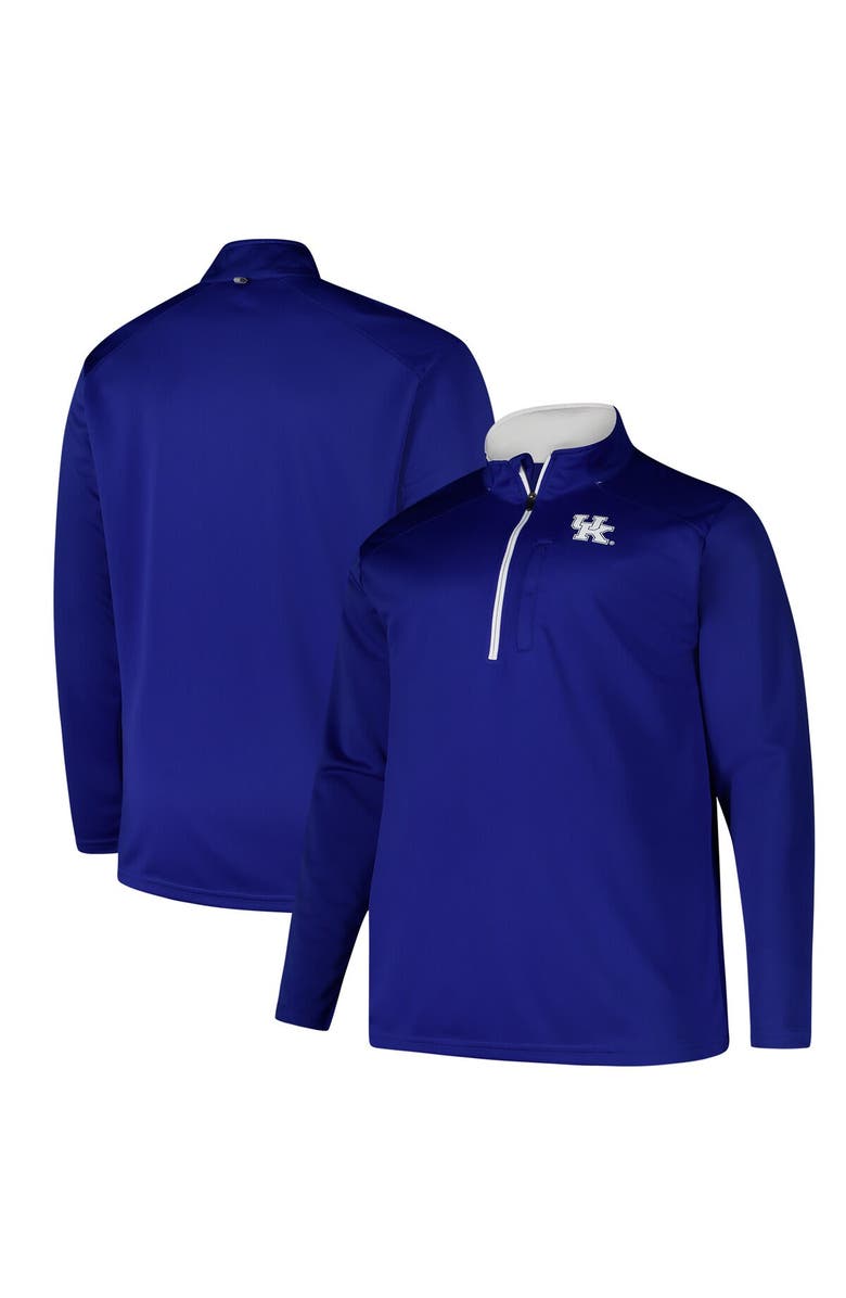 FANATICS Men's Fanatics Royal Kentucky Wildcats Big & Tall Defender Quarter-Zip Top, Main, color, Royal