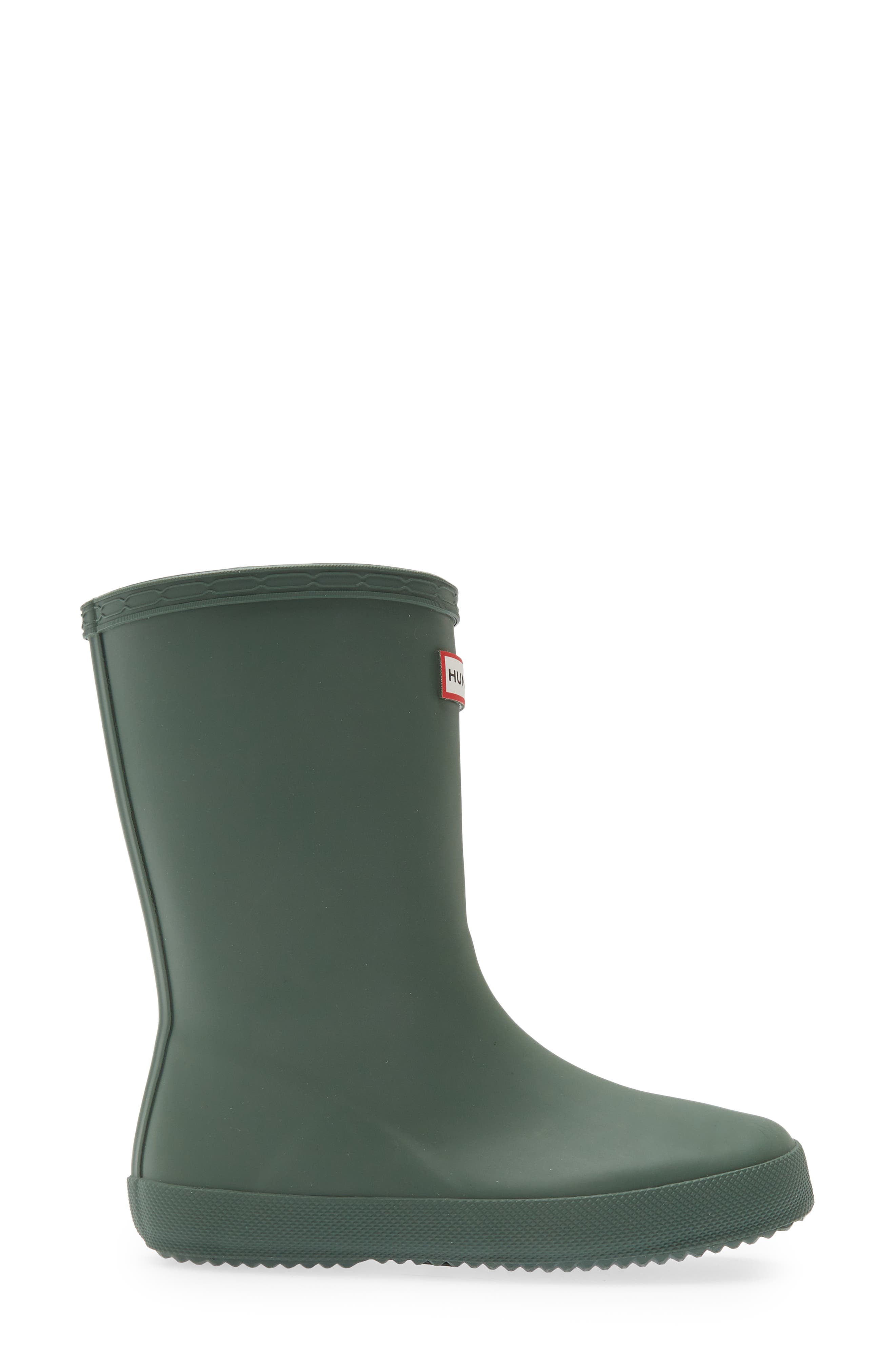 Hunter Kids' First Classic Rain Boot, Alternate, color, Hunter Green/Green