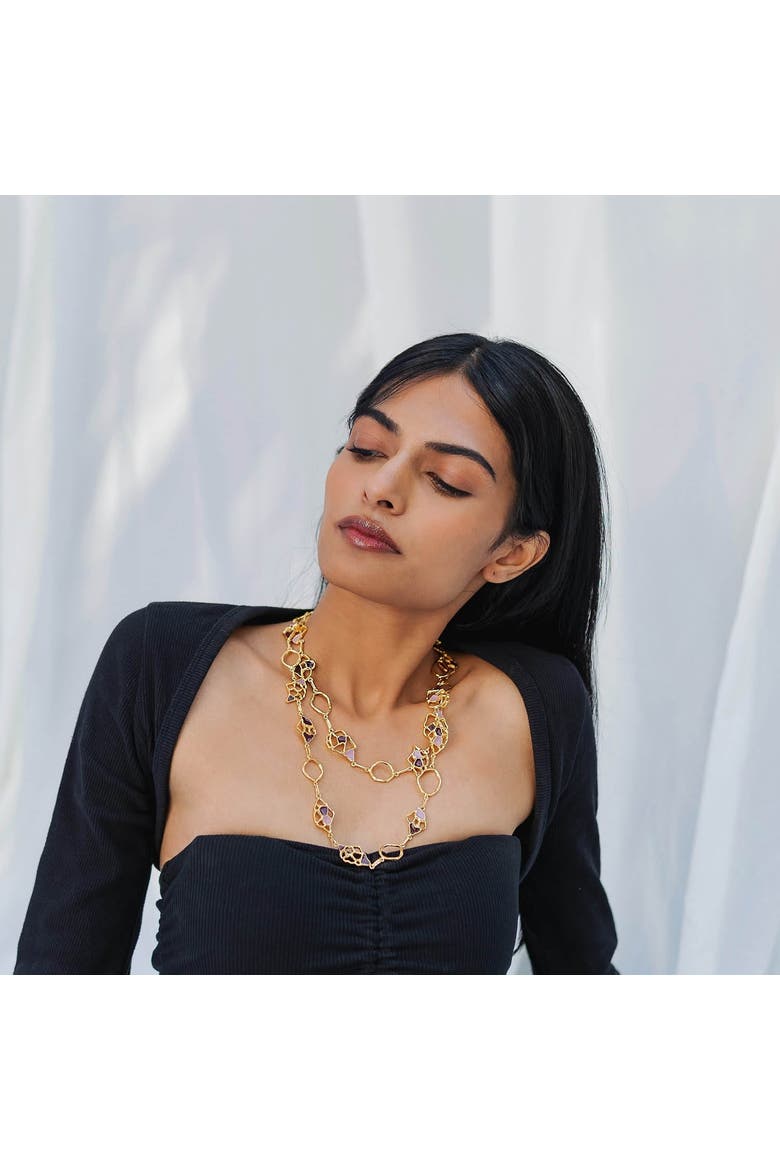 MIVA MAXI NECKLACE, Alternate, color, Gold Plated