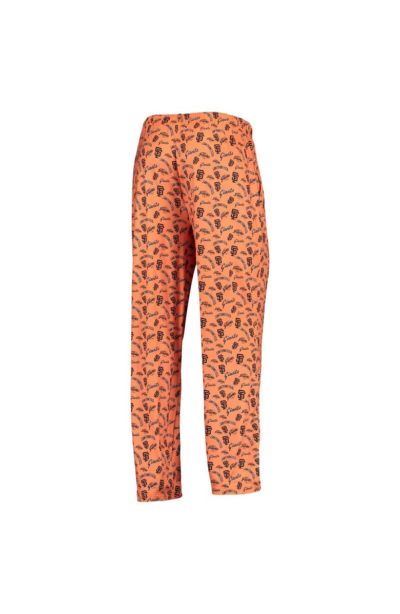 FOCO Men's FOCO Orange San Francisco Giants Cooperstown Collection Repeat Pajama Pants, Alternate, color, Orange