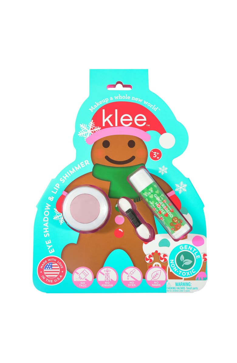 Klee Naturals Snowflake Shimmer - Kids' Holiday Eye Shadow and Lip Shimmer Set, Alternate, color, Multi