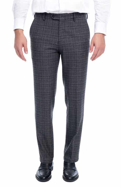 VELLAPAIS Tirfon Plaid Straight Leg Pants