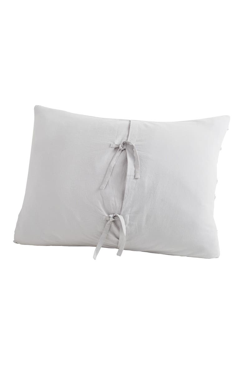 Chenille Border Comforter & Shams Set, Alternate, color, GREY