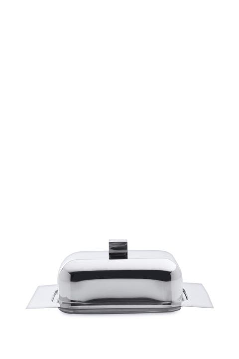 Stainless Steel Silver Butter Dish