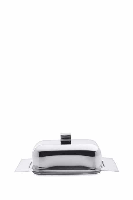 BergHOFF Stainless Steel Silver Butter Dish