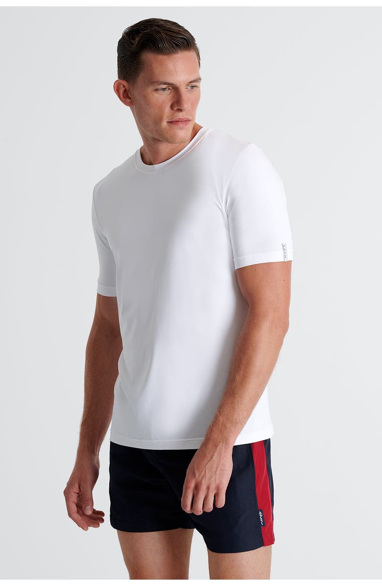 SHAN Microfiber crew neck t-shirt, Alternate, color, 