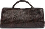 BCBG EW Frame Faux Leather Satchel