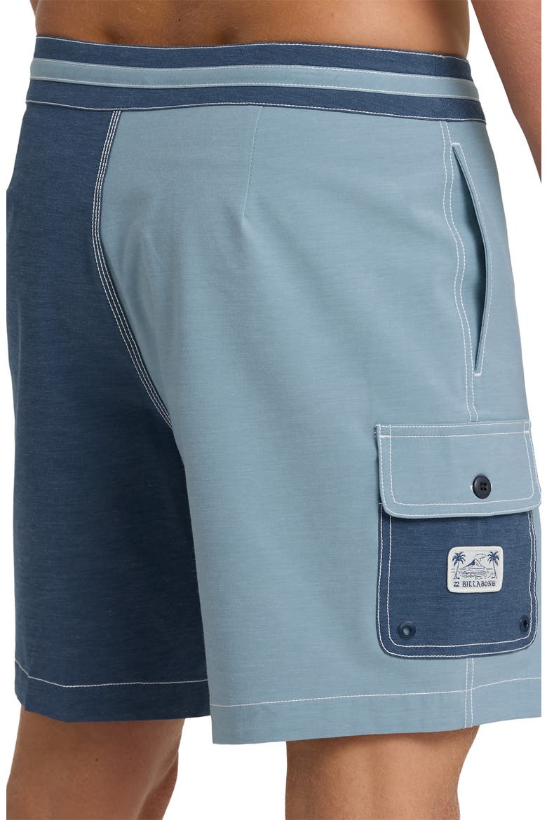Sunset LT Board Shorts, Alternate, color, BLUE FOG