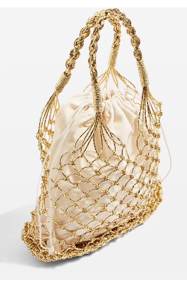 Topshop Shakira Woven Shopper, Alternate, color,