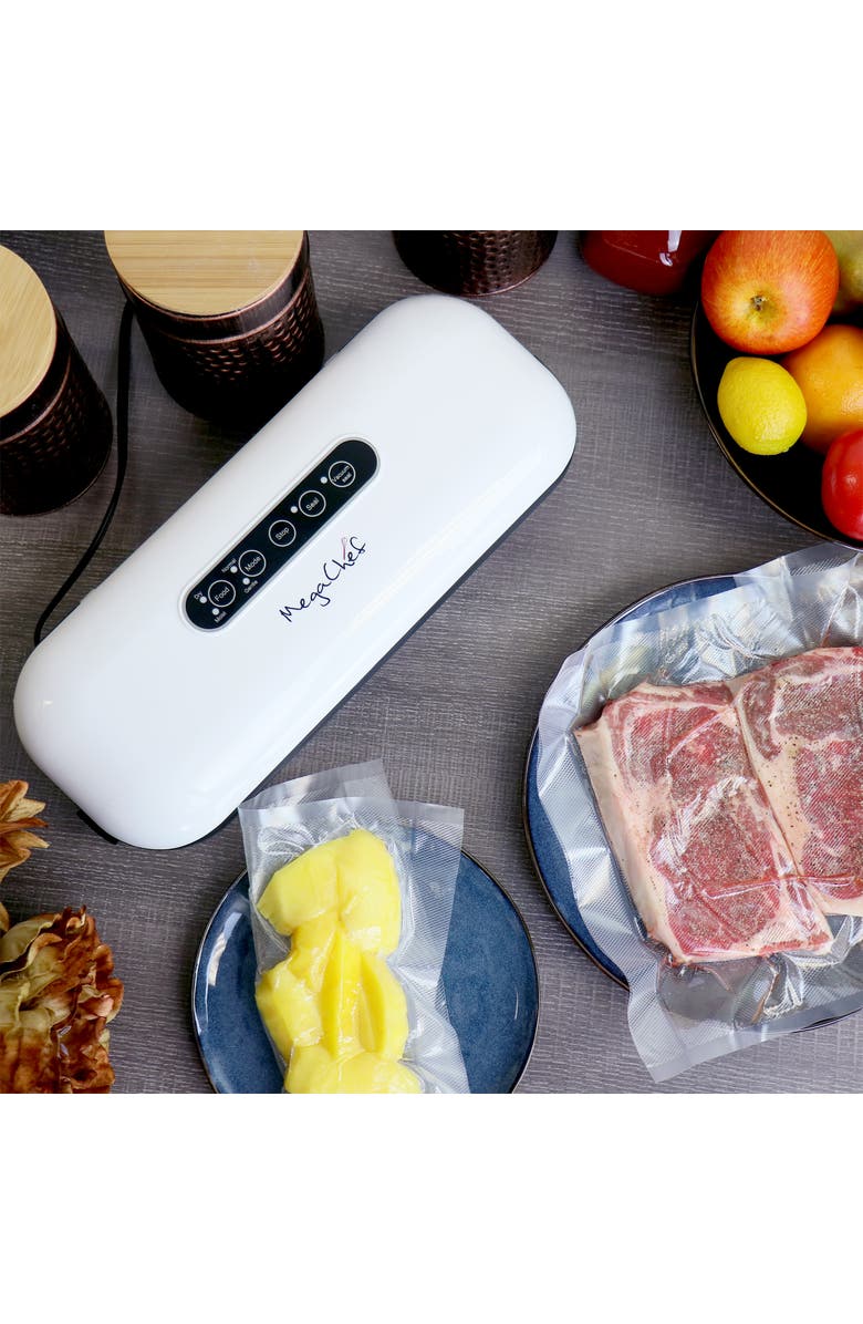 Megachef Home Vacuum Sealer and Food Preserver with Extra Bags, Alternate, color, 