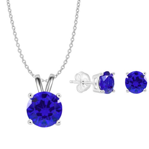 Sterling Silver Necklace And Earrings Set