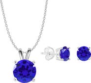Donatello Gian Sterling Silver Necklace And Earrings Set