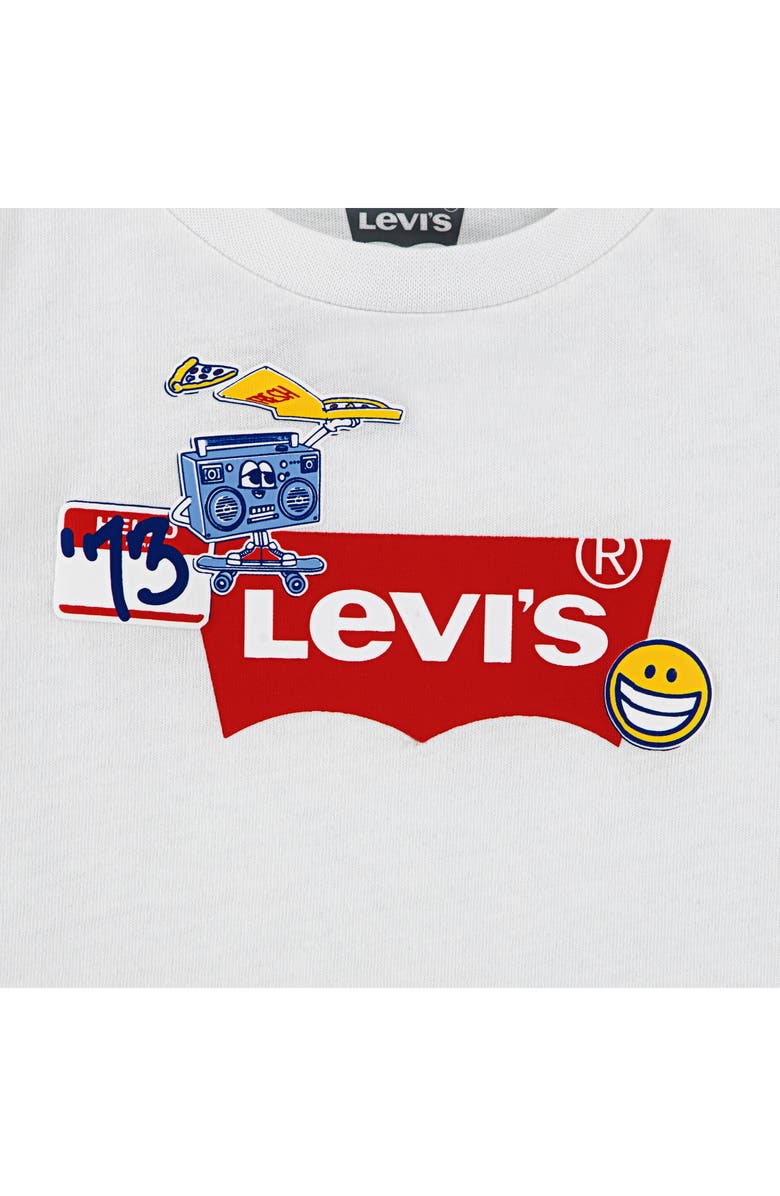 Levi's '73 Graphic T-Shirt & Shorts Set, Alternate, color, Bright White