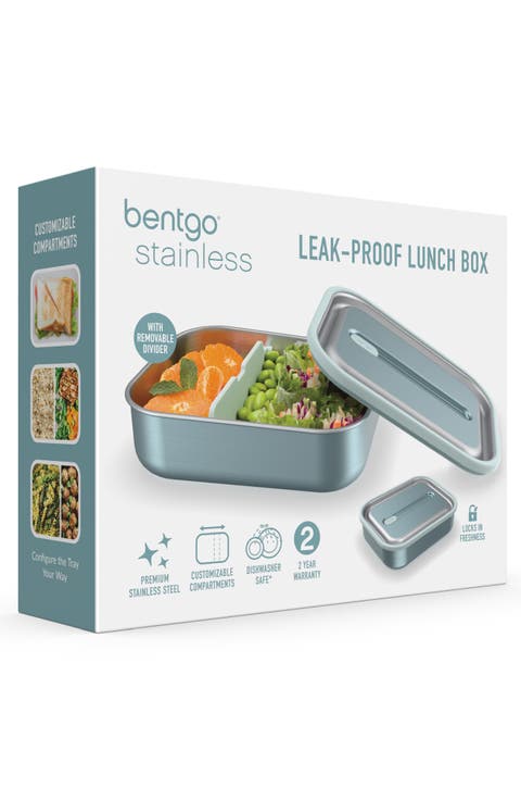 Kids' Stainless Steel Leak-Resistant Lunch Box - Aqua