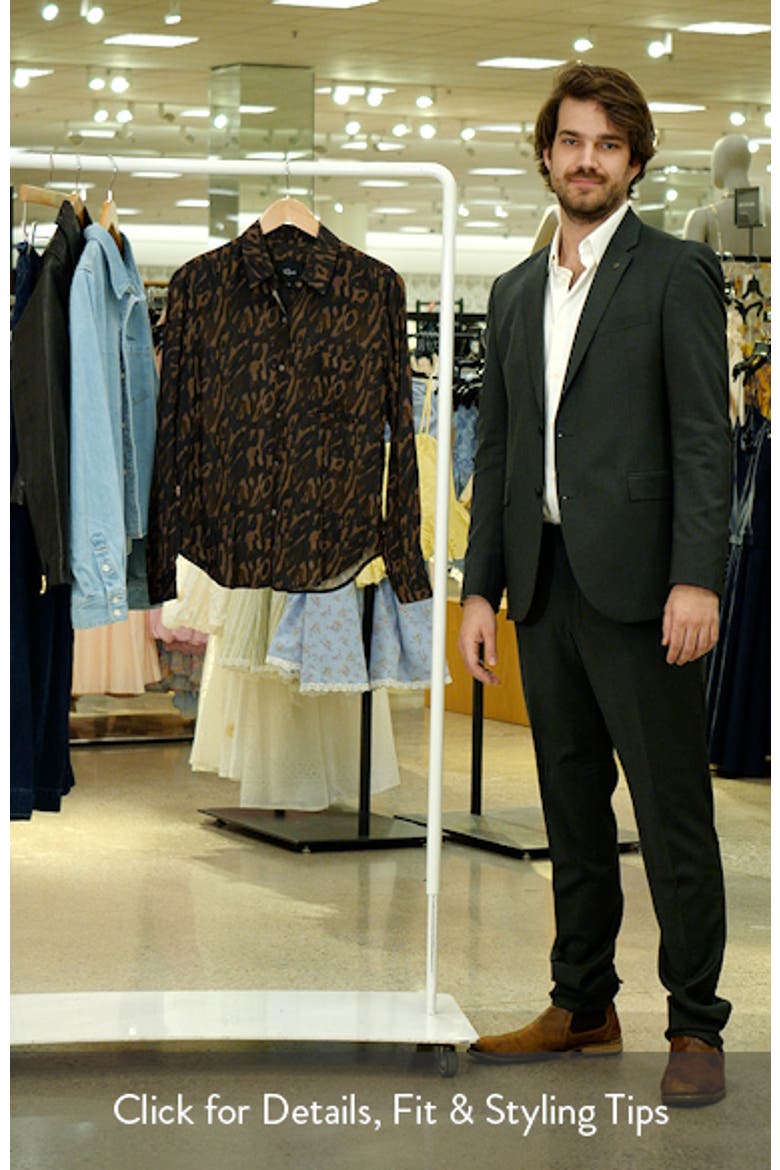 Josephine Leopard Print Button-Up Shirt video