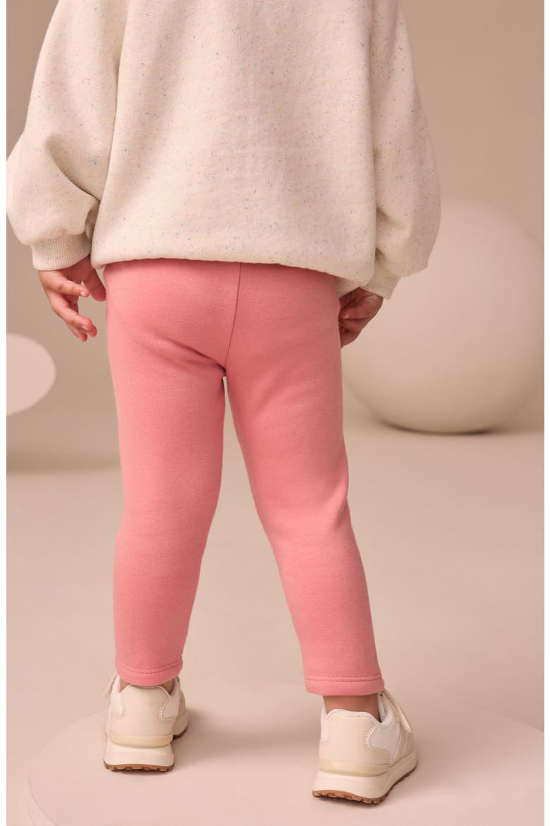 Kids' Bear Knee Patch Leggings, Alternate, color, PINK