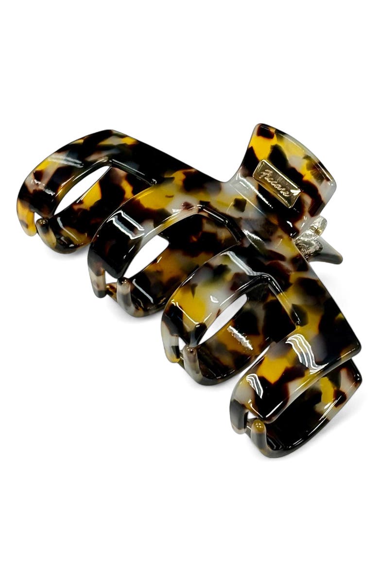 Ficcare Mae Jaw Clip, Main, color, Yellow Tokyo