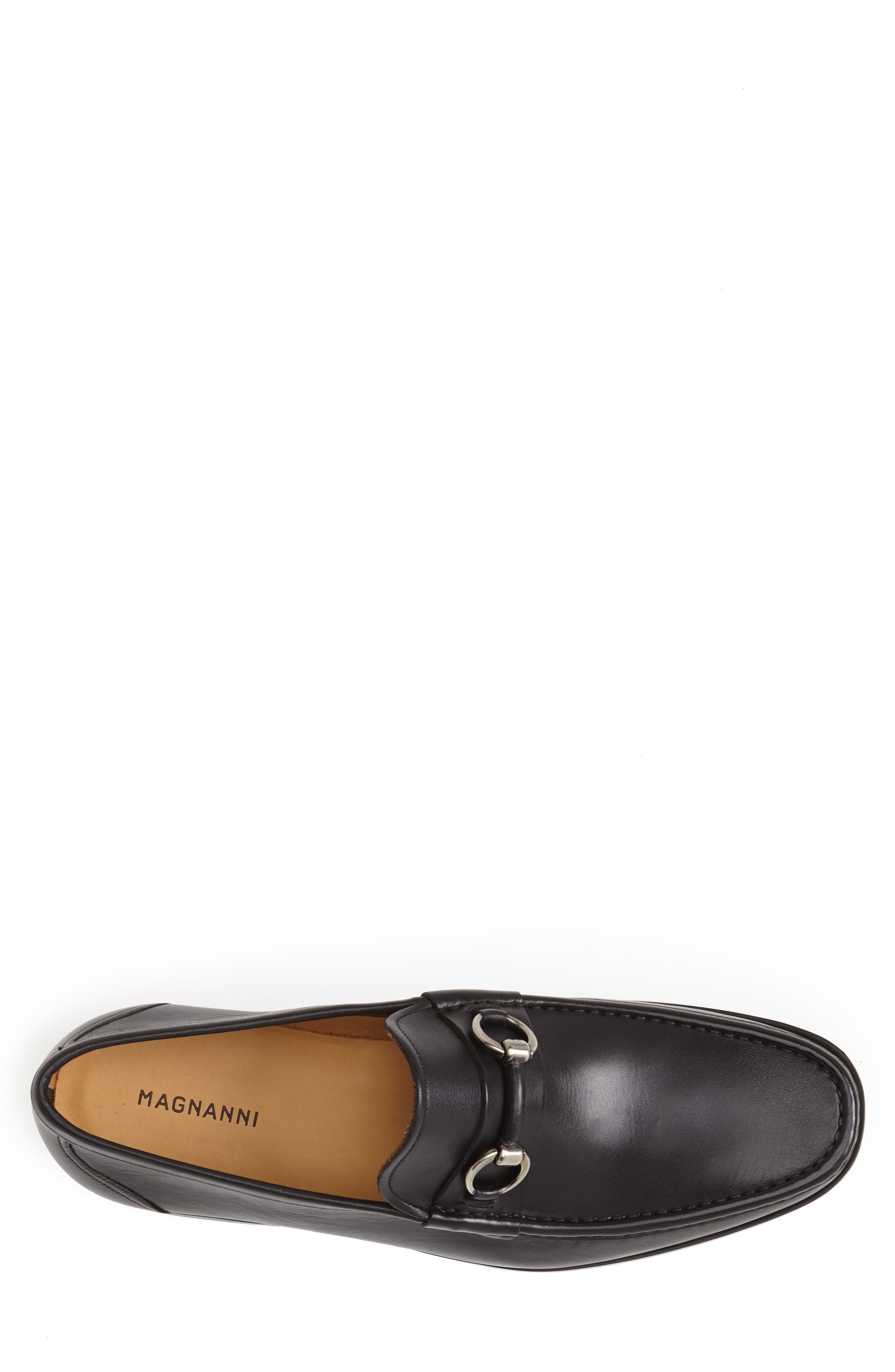 Magnanni 'Blas' Bit Loafer, Alternate, color, Black