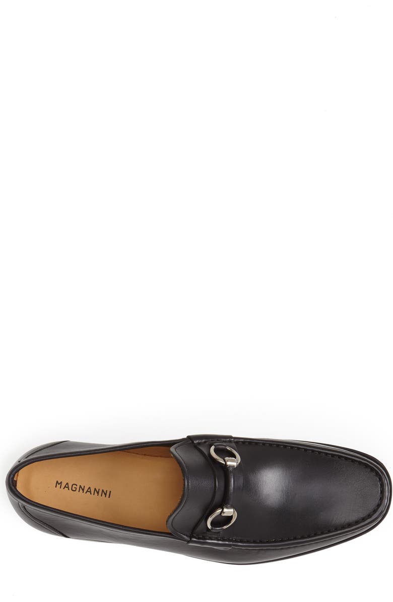Magnanni 'Blas' Bit Loafer, Alternate, color, Black