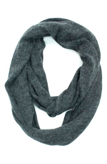 Portolano Plain Loop Scarf In Blue