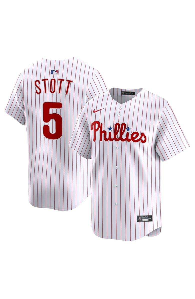 Nike Men's Nike Bryson Stott White Philadelphia Phillies Home Limited Player Jersey, Main, color, White