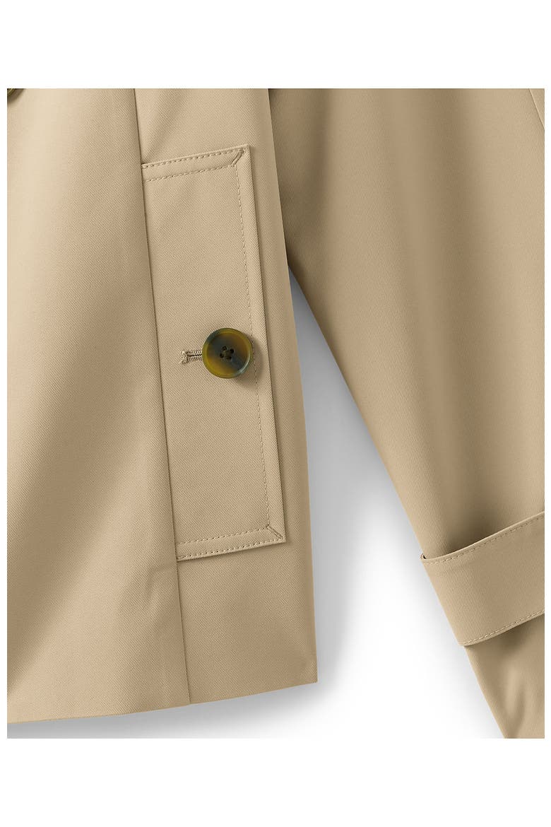 Plus Size Trench Rain Jacket, Alternate, color, Champagne
