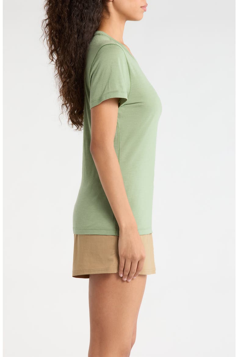 Ultralite Short Sleeve Merino Wool Blend T-Shirt, Alternate, color, GREEN TEA