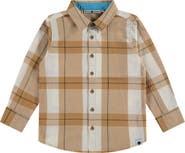 Stains and Stories by Babyface Check Pattern Button Up Shirt