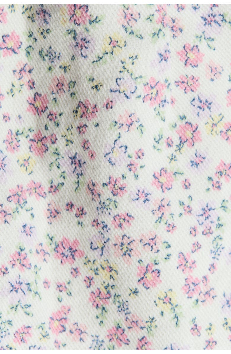 H&M Twill Shorts, Alternate, color, White/Floral