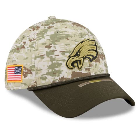 Men's New Era  Camo Philadelphia Eagles 2025 Salute to Service 39THIRTY Flex Hat
