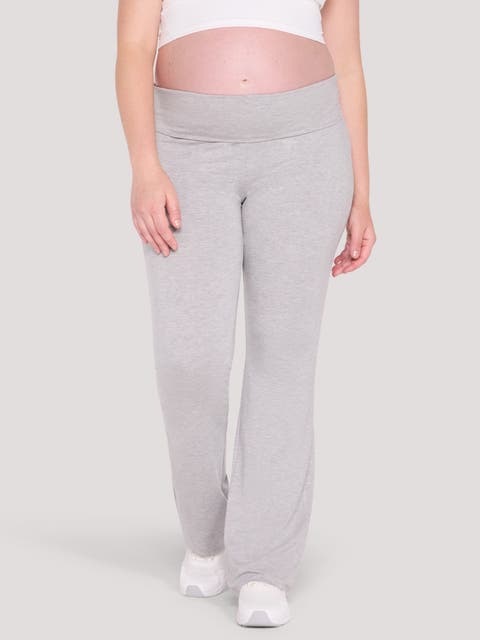 Roll Over Waistband Flare Legging