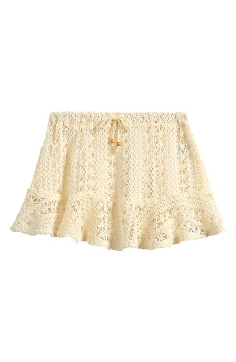 Kids' Open Weave Miniskirt (Big Kid)