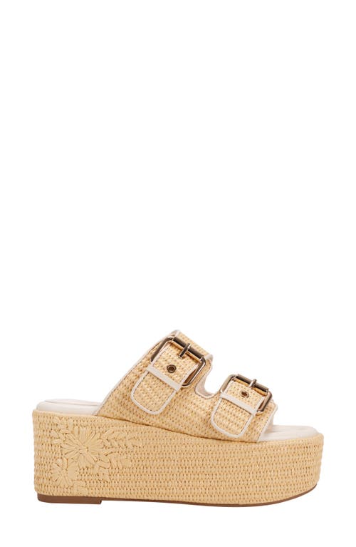 Marc Fisher Ltd Poppy Platform Sandal In Sand