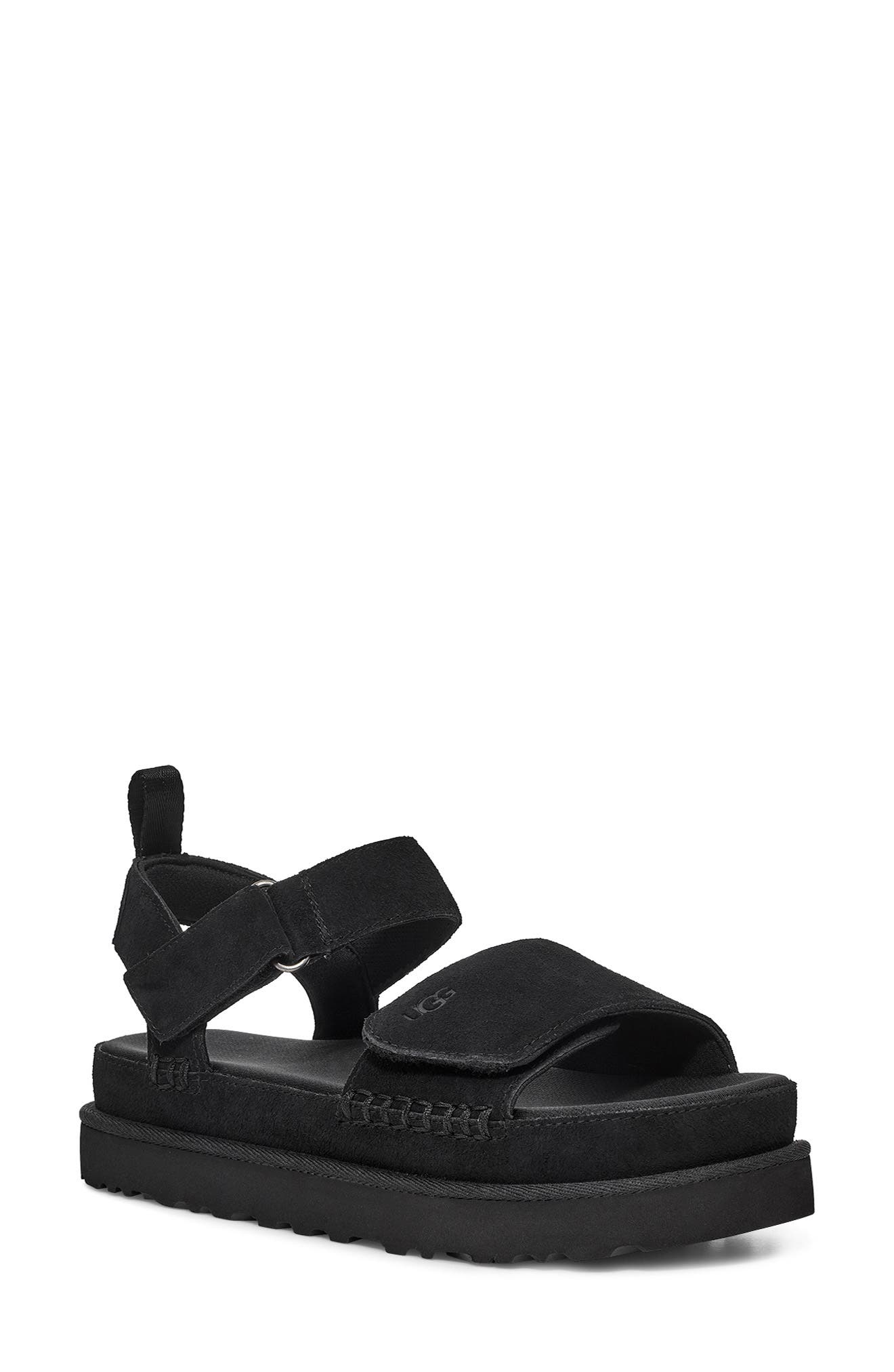 UGG<sup>®</sup> Goldenstar Platform Sandal, Main, color, 