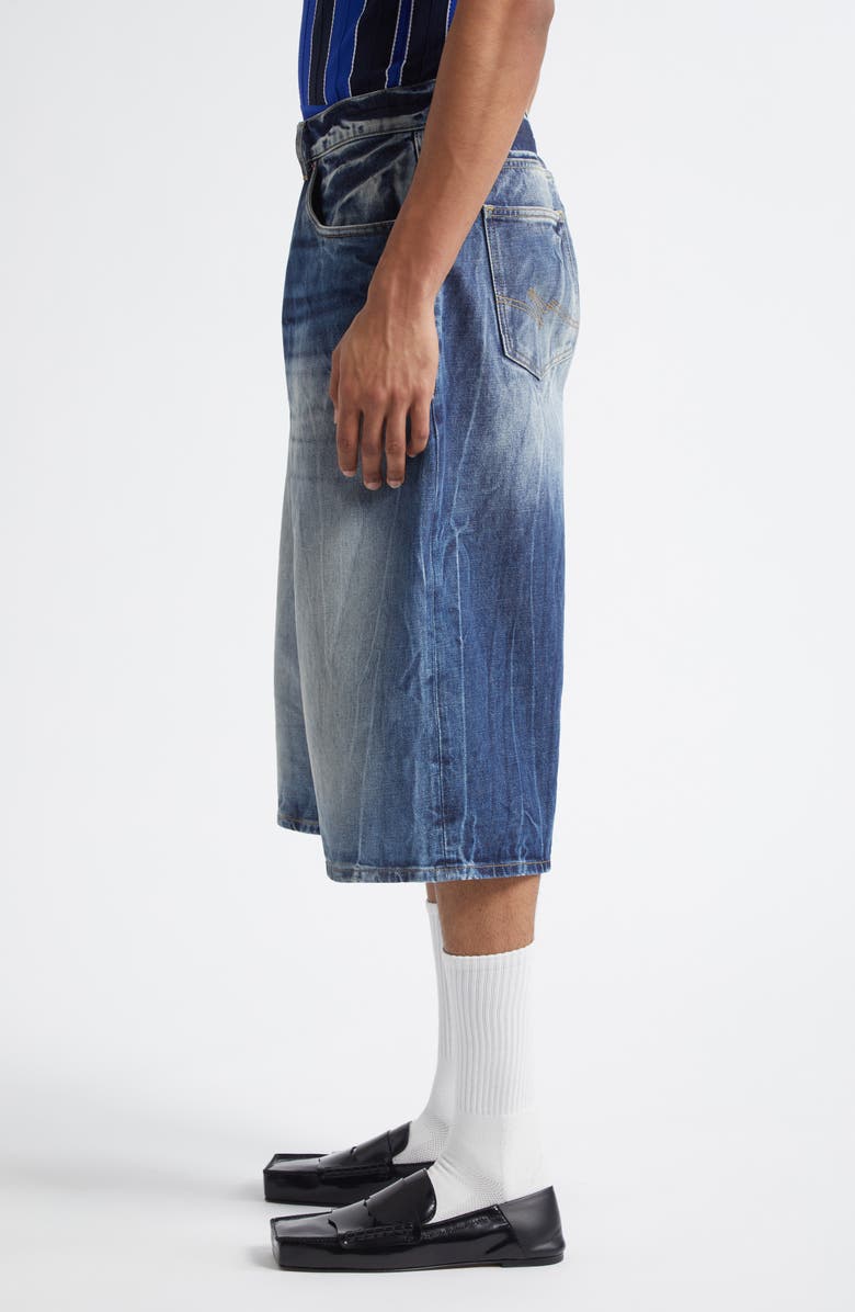Martine Rose Baggy Denim Shorts, Alternate, color,