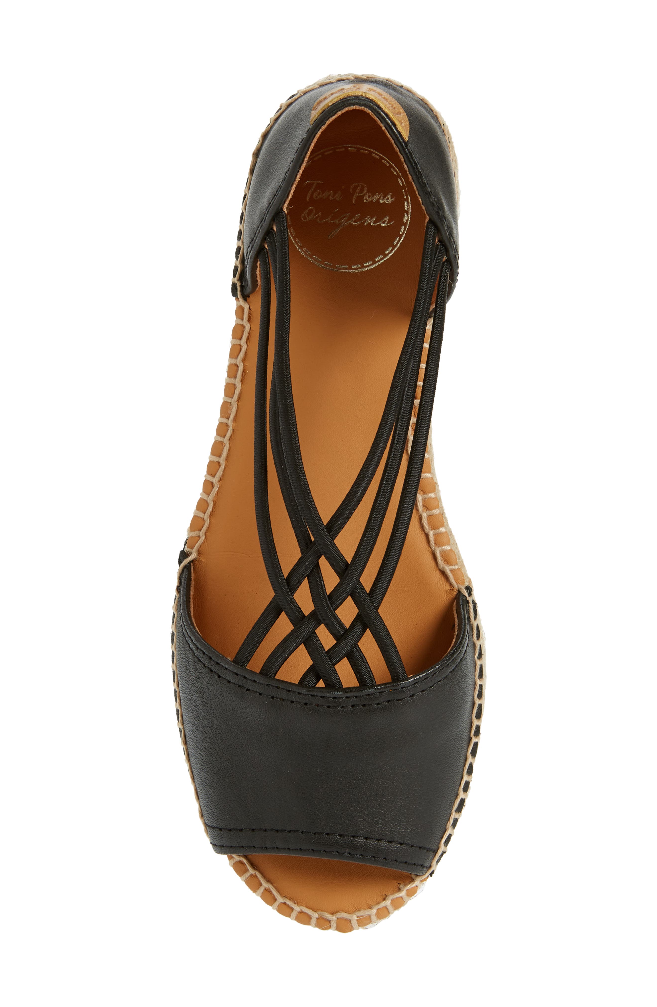 Toni Pons Ebre Espadrille Sandal, Alternate, color, Negre/ Black