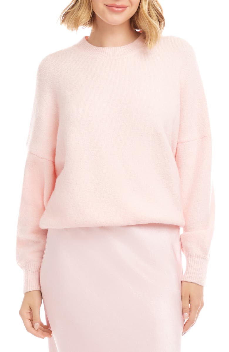 Karen Kane Dolman Sleeve Sweater, Main, color, Pink