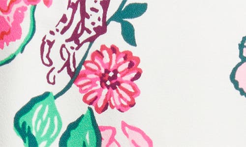 Lilly Pulitzer ® Nickola Floral Print Sleeveless Dress In Coconut